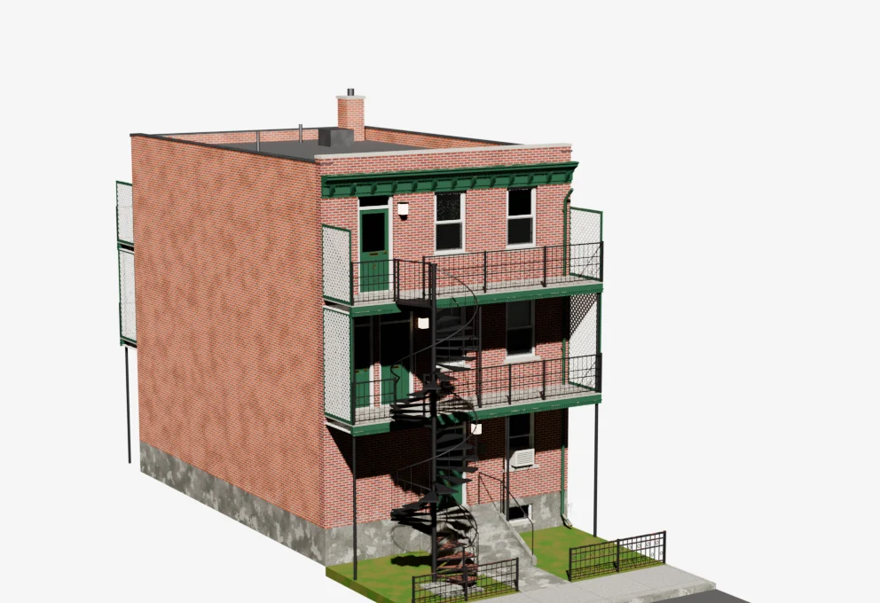 The house as a mesh